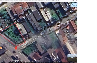 Terreno de esquina com 360m2